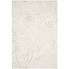 BELLA, SILVER / IVORY, 6' X 9', Area Rug, BEL129A-6