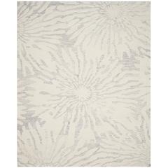 BELLA, SILVER / IVORY, 8' X 10', Area Rug, BEL129A-8
