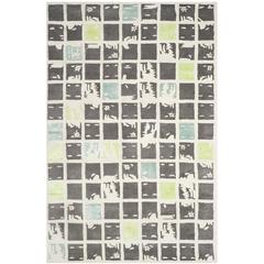 BELLA, GREY / IVORY, 6' X 9', Area Rug, BEL130B-6