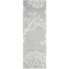 BELLA, LIGHT BLUE / IVORY, 2'-3" X 7', Area Rug, BEL131A-27