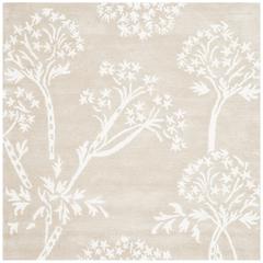 BELLA, SAND / IVORY, 5' X 5' Square, Area Rug, BEL131C-5SQ