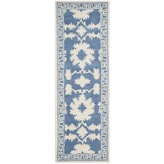 BELLA, BLUE / IVORY, 2'-3" X 7', Area Rug, BEL132A-27