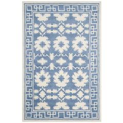 BELLA, BLUE / IVORY, 6' X 9', Area Rug, BEL132A-6