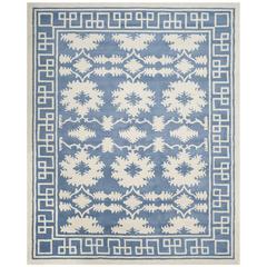 BELLA, BLUE / IVORY, 8' X 10', Area Rug, BEL132A-8
