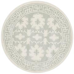 BELLA, GREY / IVORY, 5' X 5' Round, Area Rug, BEL132B-5R