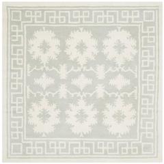 BELLA, GREY / IVORY, 5' X 5' Square, Area Rug, BEL132B-5SQ
