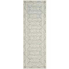 BELLA, GREY / IVORY, 2'-3" X 7', Area Rug, BEL134B-27