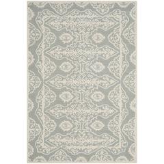 BELLA, GREY / IVORY, 4' X 6', Area Rug, BEL134B-4