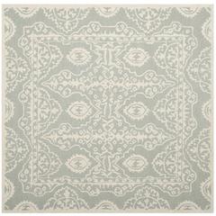 BELLA, GREY / IVORY, 5' X 5' Square, Area Rug, BEL134B-5SQ
