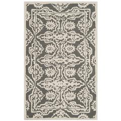 BELLA, DARK GREY / IVORY, 2'-6" X 4', Area Rug, BEL134C-24