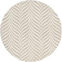 BELLA, SAND / IVORY, 5' X 5' Round, Area Rug, BEL135A-5R