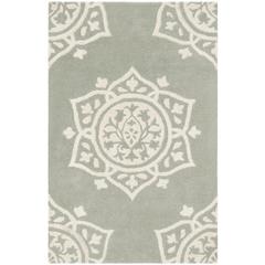 BELLA, GREY / IVORY, 2'-6" X 4', Area Rug, BEL136A-24