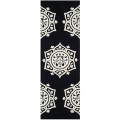 BELLA, BLACK / IVORY, 2'-3" X 7', Area Rug, BEL136D-27