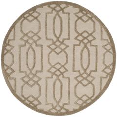 BELLA, SAND / BROWN, 5' X 5' Round, Area Rug, BEL138A-5R