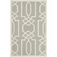 BELLA, GREY / IVORY, 2'-6" X 4', Area Rug, BEL138B-24