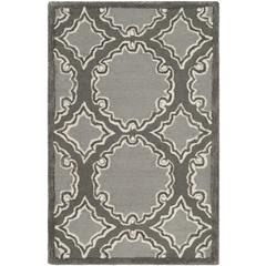 BELLA, GREY / LIGHT GREY, 2'-6" X 4', Area Rug