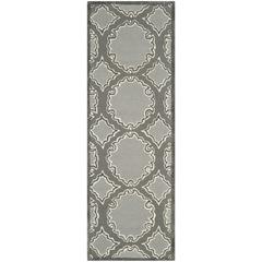 BELLA, GREY / LIGHT GREY, 2'-3" X 7', Area Rug