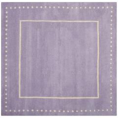 BELLA, LAVANDER / IVORY, 5' X 5' Square, Area Rug