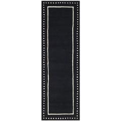 BELLA, BLACK / IVORY, 2'-3" X 7', Area Rug, BEL151E-27