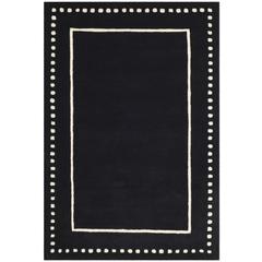 BELLA, BLACK / IVORY, 4' X 6', Area Rug, BEL151E-4