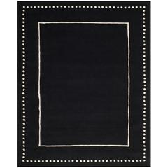 BELLA, BLACK / IVORY, 8' X 10', Area Rug, BEL151E-8