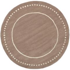 BELLA, BEIGE / IVORY, 5' X 5' Round, Area Rug, BEL151J-5R