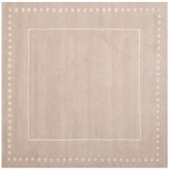 BELLA, LIGHT PINK / IVORY, 5' X 5' Square, Area Rug