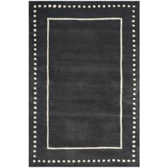 BELLA, DARK GREY / IVORY, 4' X 6', Area Rug, BEL151X-4
