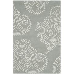 BELLA, GREY / IVORY, 2'-6" X 4', Area Rug, BEL153A-24