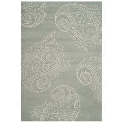 BELLA, GREY / IVORY, 6' X 9', Area Rug, BEL153A-6