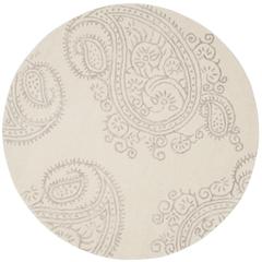 BELLA, IVORY / BEIGE, 5' X 5' Round, Area Rug