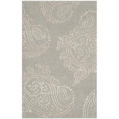 BELLA, SILVER / BEIGE, 2'-6" X 4', Area Rug