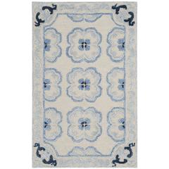 BELLA, IVORY / BLUE, 2'-6" X 4', Area Rug, BEL154A-24