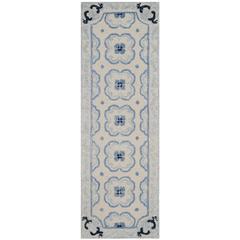 BELLA, IVORY / BLUE, 2'-3" X 7', Area Rug, BEL154A-27