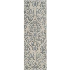 BELLA, IVORY / SILVER, 2'-3" X 7', Area Rug