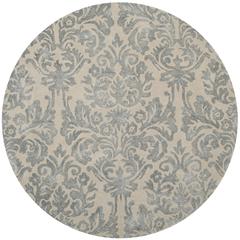 BELLA, IVORY / SILVER, 5' X 5' Round, Area Rug