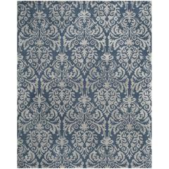 BELLA, NAVY / GREY, 8' X 10', Area Rug