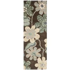 BELLA, BROWN / MULTI, 2'-3" X 7', Area Rug