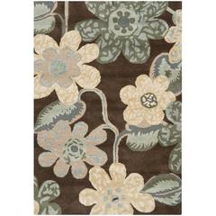BELLA, BROWN / MULTI, 4' X 6', Area Rug