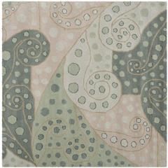 BELLA, SAGE / MULTI, 5' X 5' Square, Area Rug