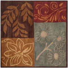 BELLA, MULTI, 5' X 5' Square, Area Rug