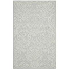 BELLA, SILVER / IVORY, 5' X 8', Area Rug