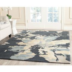 BELLA, STEEL BLUE, 6' X 9', Area Rug