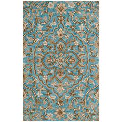 BELLA, BLUE / TAUPE, 2'-6" X 4', Area Rug