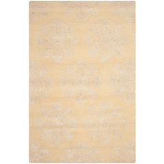 BELLA, BEIGE / SILVER, 6' X 9', Area Rug