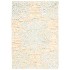 BELLA, BEIGE / BLUE, 2' X 3', Area Rug, BEL711C-2