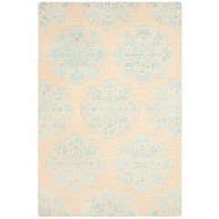 BELLA, BEIGE / BLUE, 6' X 9', Area Rug, BEL711C-6