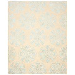 BELLA, BEIGE / BLUE, 8' X 10', Area Rug, BEL711C-8