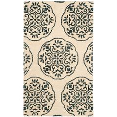 BELLA, IVORY / CHARCOAL, 3' X 5', Area Rug