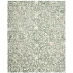 BELLA, IVORY / BLUE, 8' X 10', Area Rug, BEL915A-8